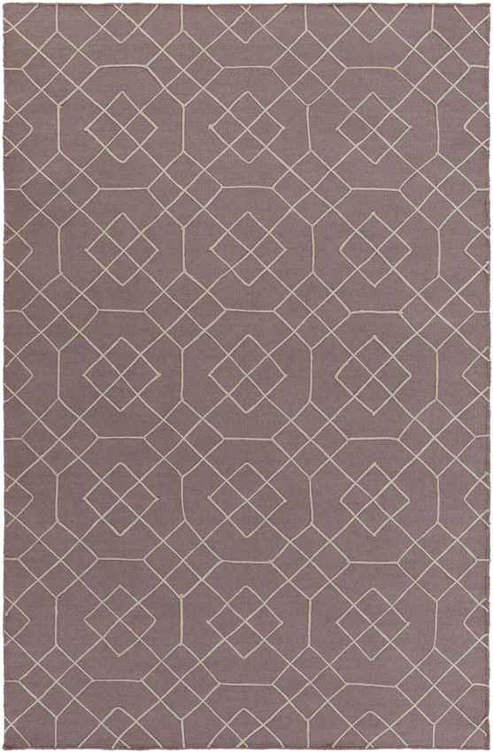 Salesville Modern Mauve/Taupe Area Rug