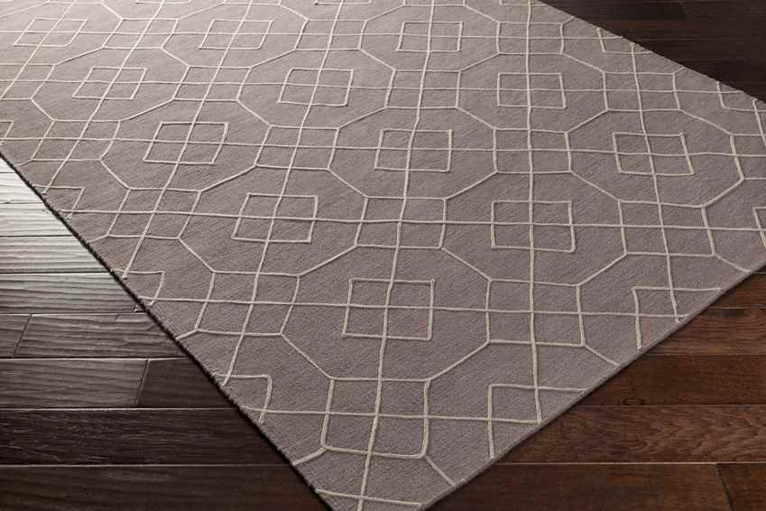 Salesville Modern Mauve/Taupe Area Rug