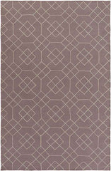 Salesville Modern Mauve/Taupe Area Rug