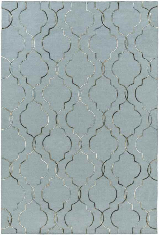 Salinas Modern Teal Area Rug