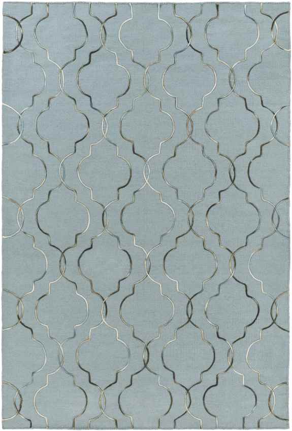 Salinas Modern Teal Area Rug