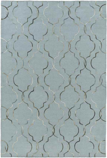 Salinas Modern Teal Area Rug