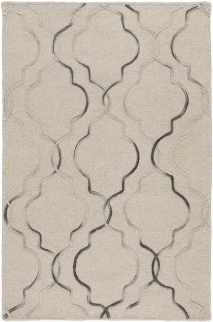 Salinas Modern Taupe/Black Area Rug