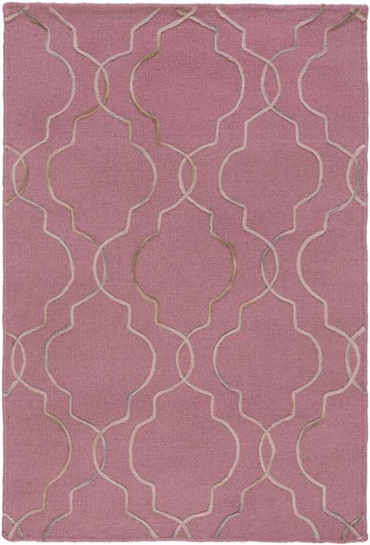 Salinas Modern Pink Area Rug
