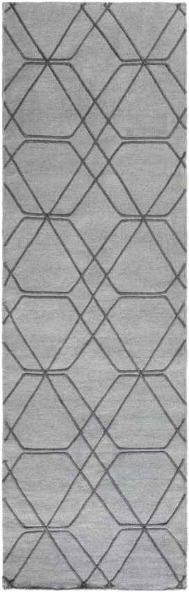 Samson Modern Medium Gray/Pale Blue Area Rug