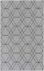 Samson Modern Medium Gray/Pale Blue Area Rug