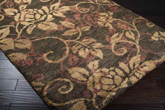 Sawpit Modern Green Area Rug