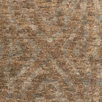 Screven Modern Jute/Sisal Charcoal/Dark Brown Area Rug