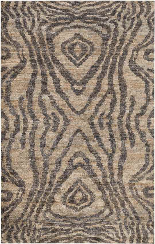 Screven Modern Camel/Black/Taupe Area Rug