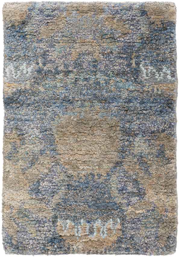 Schley Global Camel/Black/Navy Area Rug