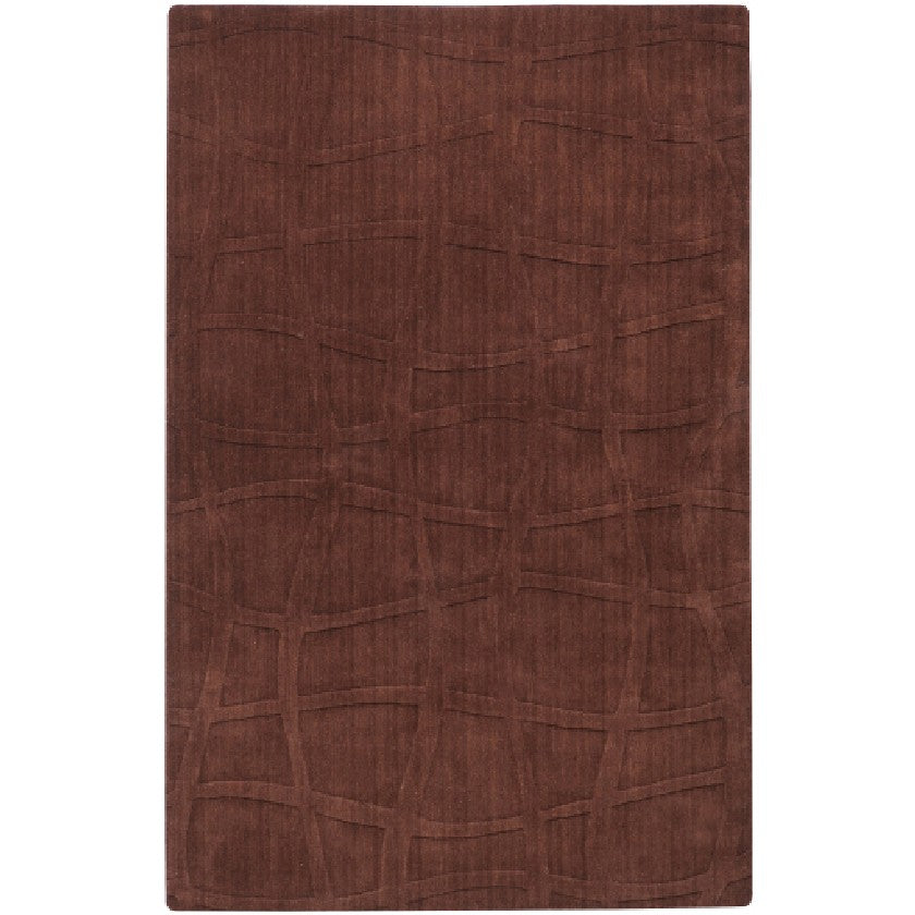Hornsey Modern Dark Chocolate Area Rug