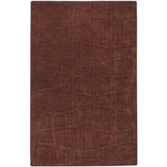 Hornsey Modern Dark Chocolate Area Rug