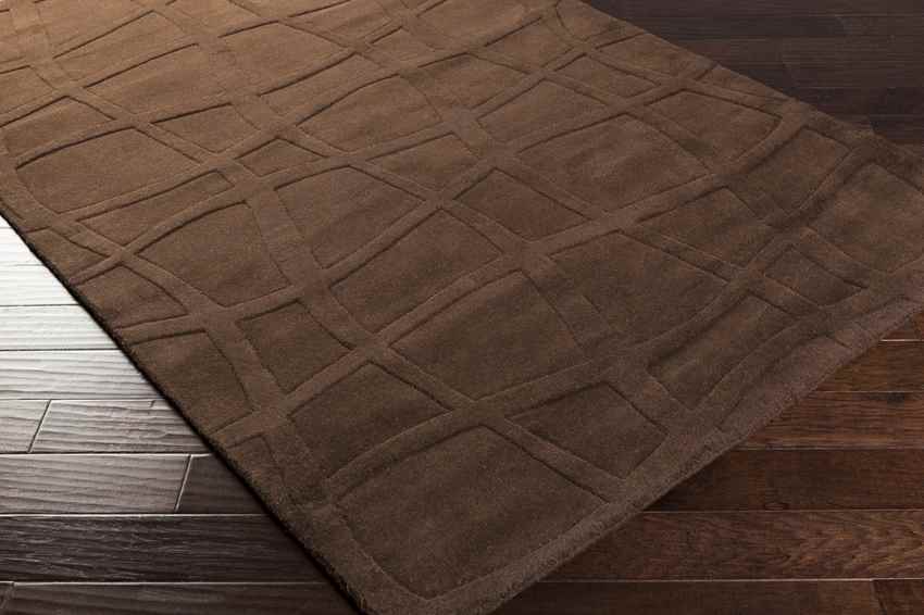 Hornsey Modern Dark Chocolate Area Rug