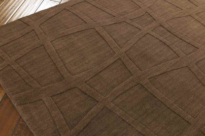 Hornsey Modern Dark Chocolate Area Rug
