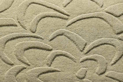 Section Modern Putty Area Rug