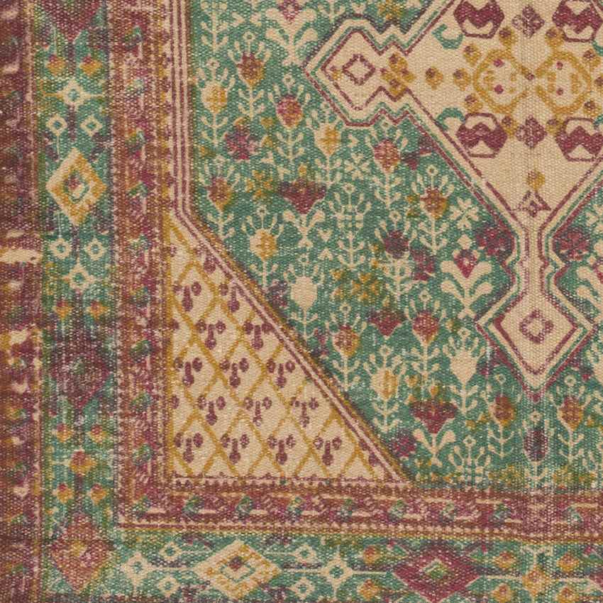 Shafter Traditional Khaki/Teal Area Rug