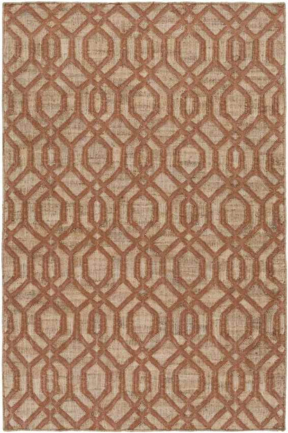 Shishmaref Global Burnt Orange/Brown Area Rug