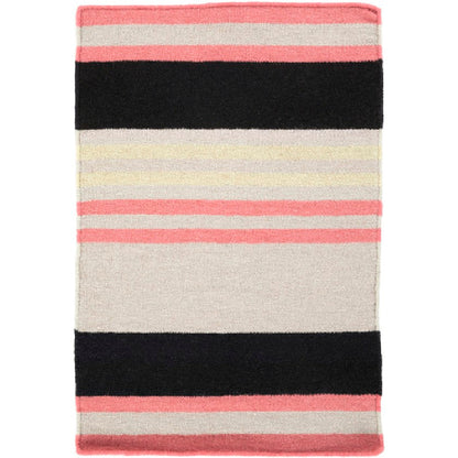 Siloam Modern Gray/Pink Area Rug