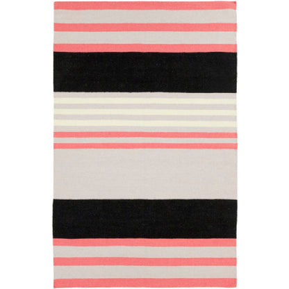 Siloam Modern Gray/Pink Area Rug