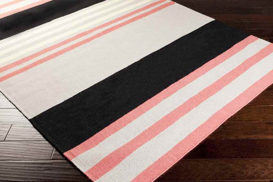 Siloam Modern Gray/Pink Area Rug