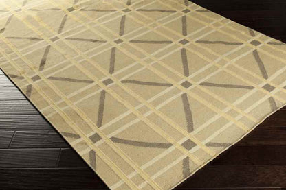 Silverhill Modern Dark Gold Area Rug