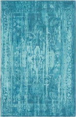 Brighouse Traditional Aqua Area Rug
