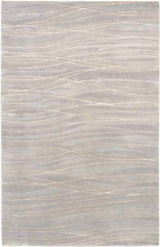 Sebastiona Modern Light Gray Area Rug