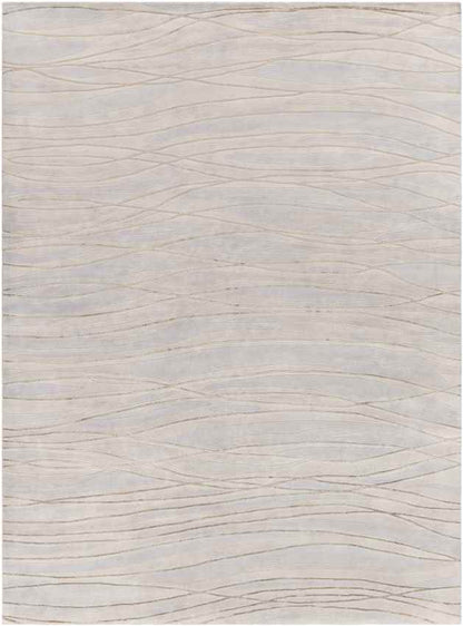 Sebastiona Modern Light Gray Area Rug