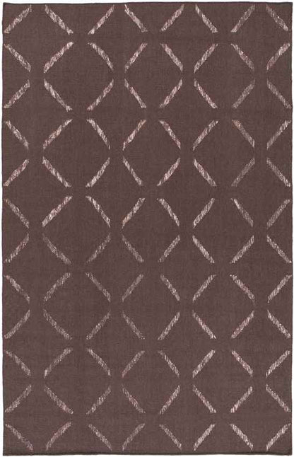 Stillmore Modern Dark Brown Area Rug