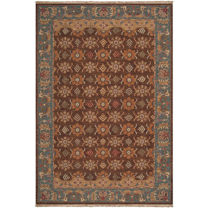 Strong Traditional Gray Area Rug