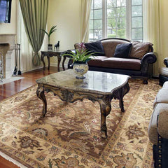 Sulligent Traditional Brown Area Rug