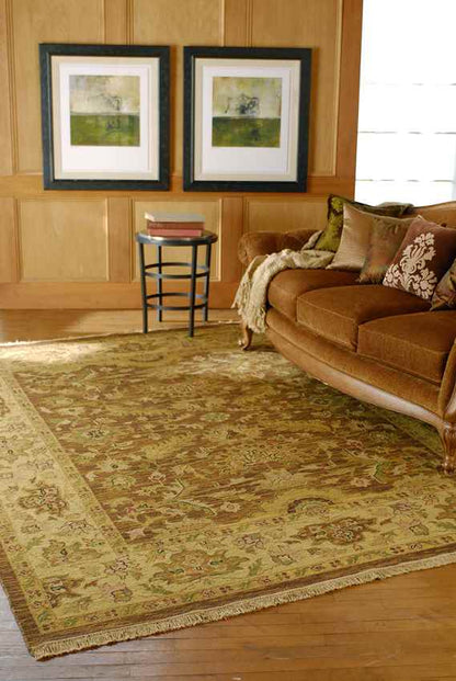 Sulligent Traditional Brown Area Rug