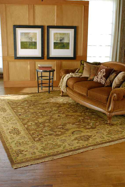 Sulligent Traditional Brown Area Rug