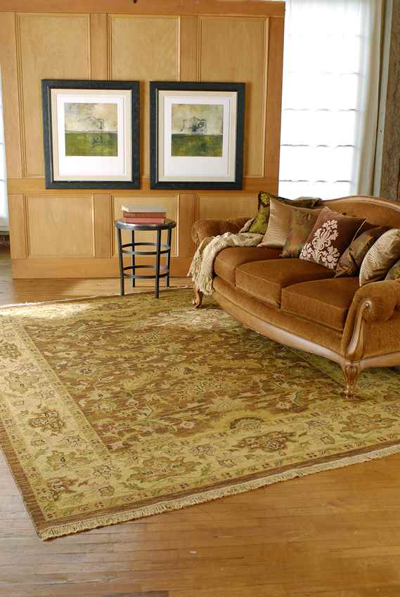 Sulligent Traditional Brown Area Rug
