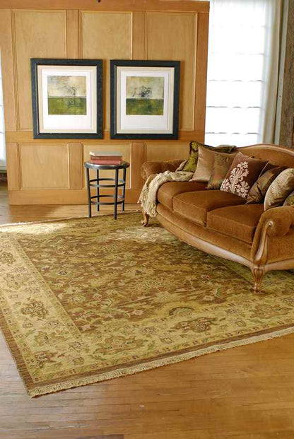Sulligent Traditional Brown Area Rug