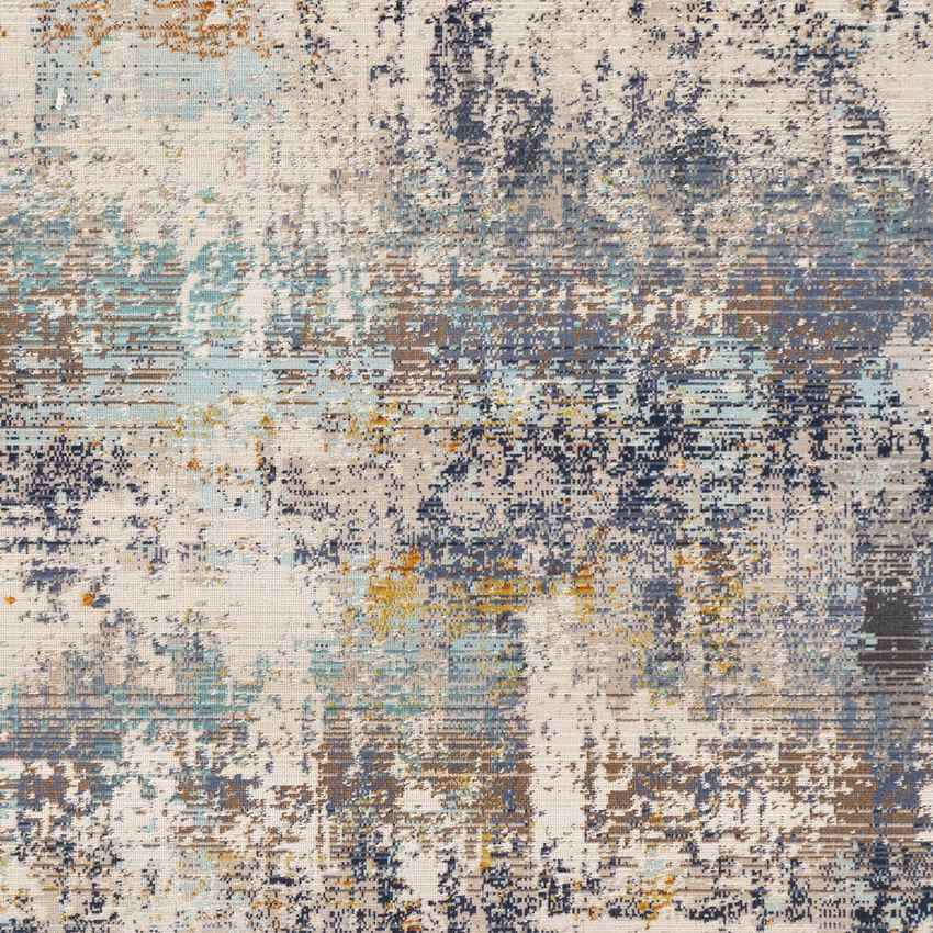 Burntwood Modern Navy Area Rug