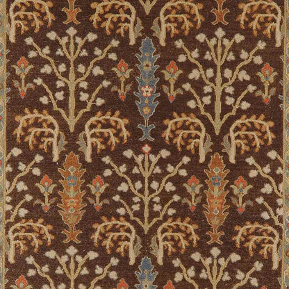 Haxby Traditional Brown Area Rug