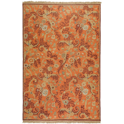 Swainsboro Traditional Rust Area Rug