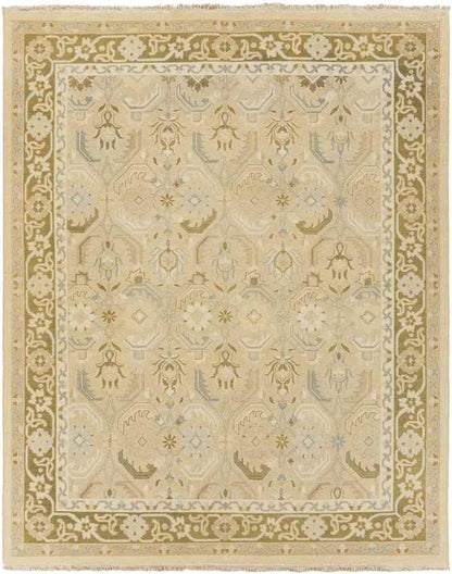 Sylvan Traditional Coral/Ivory/Oatmeal Area Rug