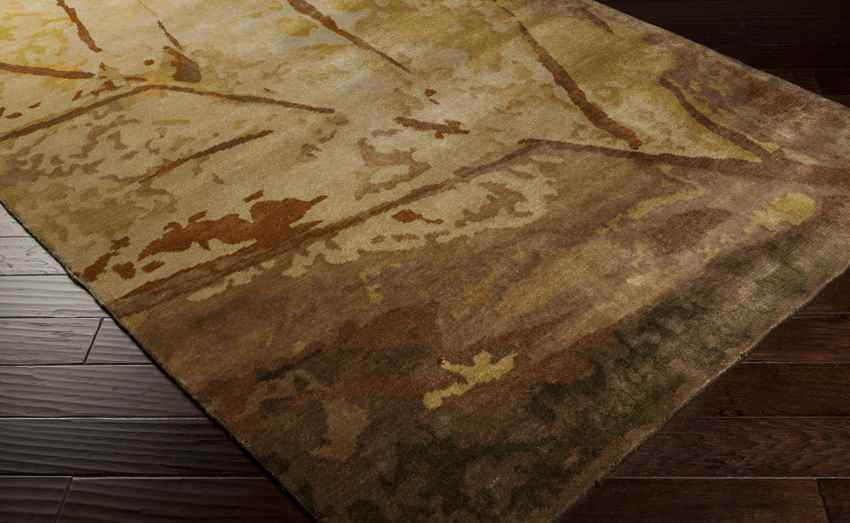 Teller Modern Olive Area Rug