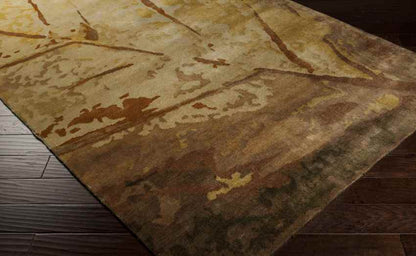 Teller Modern Olive Area Rug