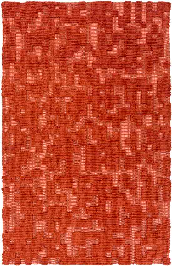 Traskwood Modern Red Area Rug
