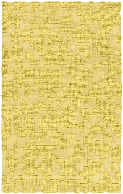 Traskwood Modern Yellow Area Rug