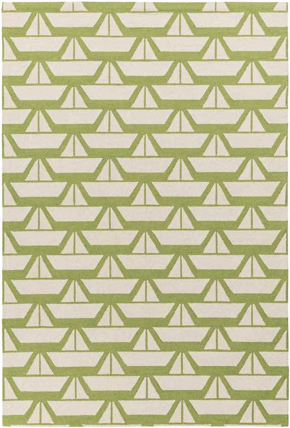 Tuscumbia Modern Grass Green Area Rug