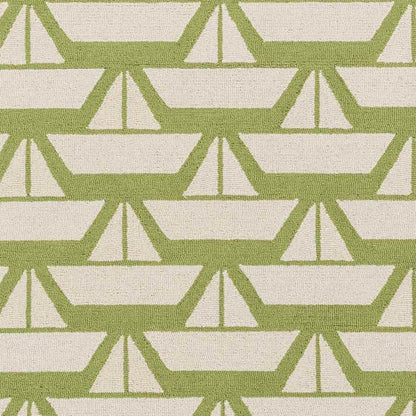 Tuscumbia Modern Grass Green Area Rug