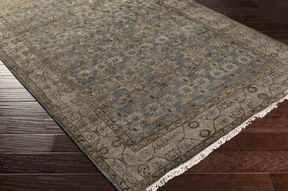Vallejo Traditional Teal/Charcoal Area Rug