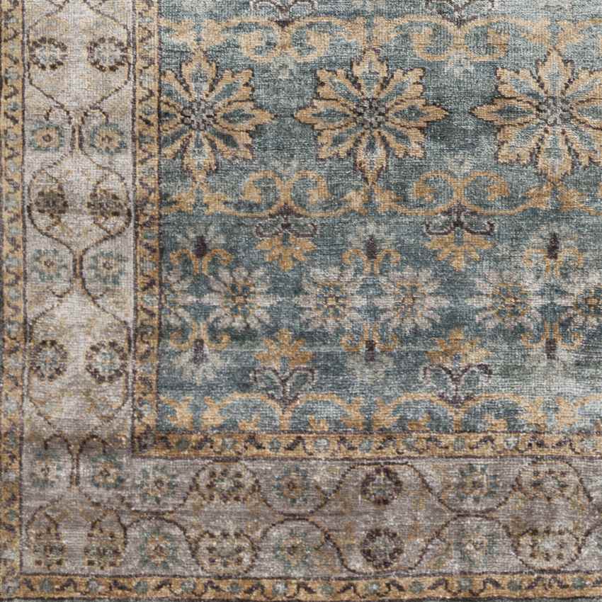 Vallejo Traditional Teal/Charcoal Area Rug