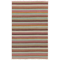 Victorville Modern Salmon/Brown/Green Area Rug