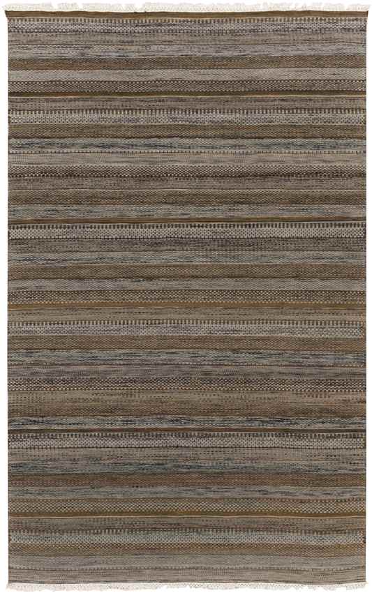 Victorville Modern Brown Area Rug