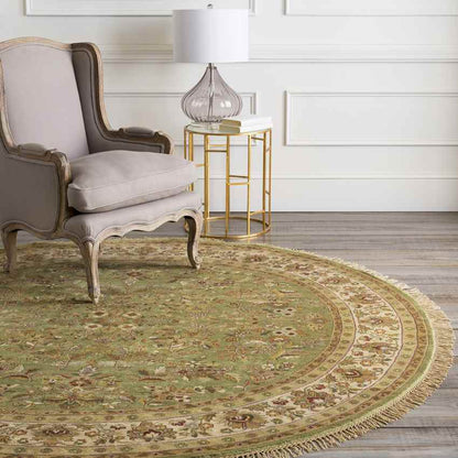 Volusia Traditional Olive Area Rug